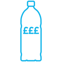 Ideal for filling bottles, jugs and glasses.