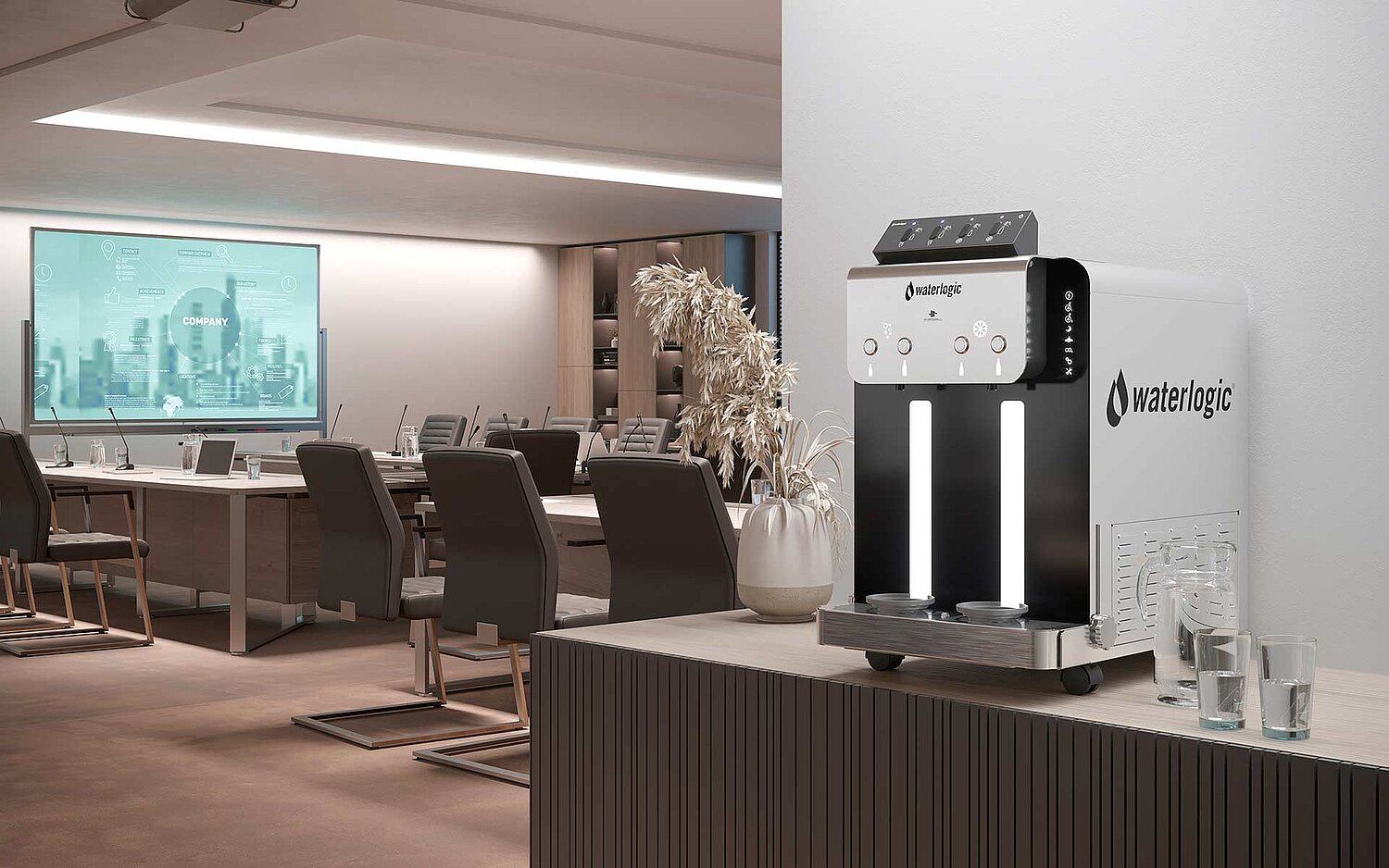 Hospitality water dispenser